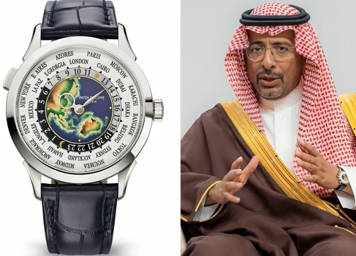 تسريبات صادمة تكشف عن نوع وقيمة الساعة التي يرتديها وزير الصناعة السعودي 