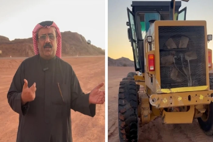 فيديو يوثق لحظة بلحظة الحادث الذي تسبب في وفاة ابو مرداع في حائل 