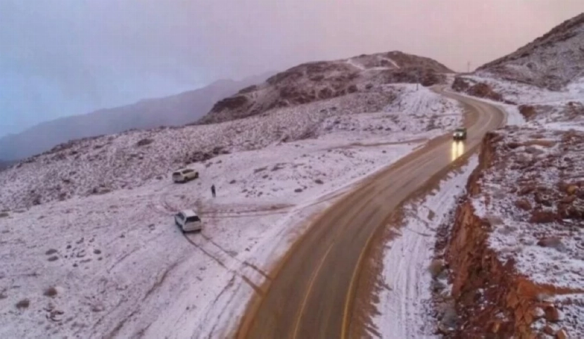 5 مناطق ستشهد تساقط للثلوج لأول مرة في تاريخ السعودية بداية من الثلاثاء