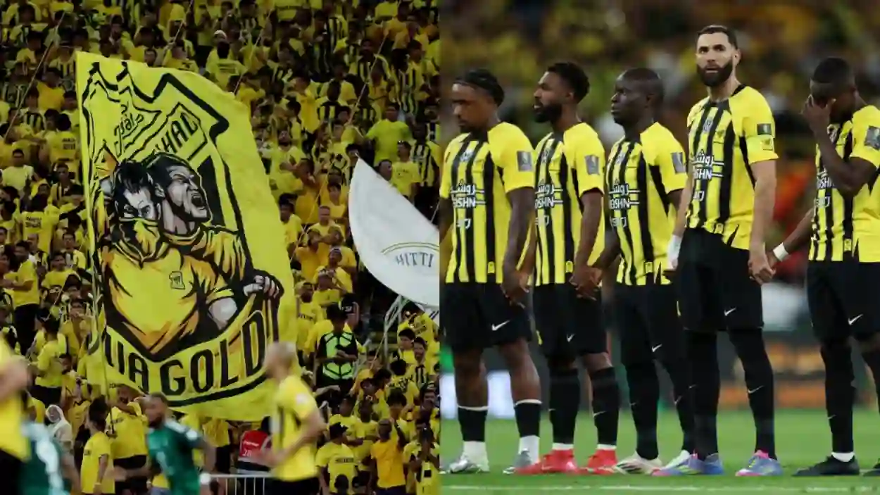 صورة اللافتة التي رفعها جمهور الاتحاد وسببت كارثة للنادي 